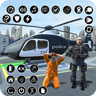Police Helicopter Game icône