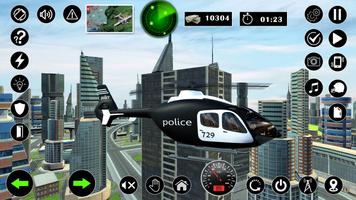 Police Helicopter Game capture d'écran 3