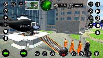 Police Helicopter Game capture d'écran 1