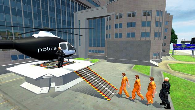 Police Heli Prisoner Transport: Flight Simulator screenshot 8