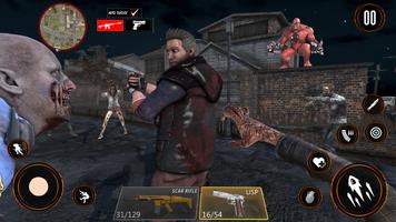 Zombie War 3D: Zombie Games capture d'écran 2