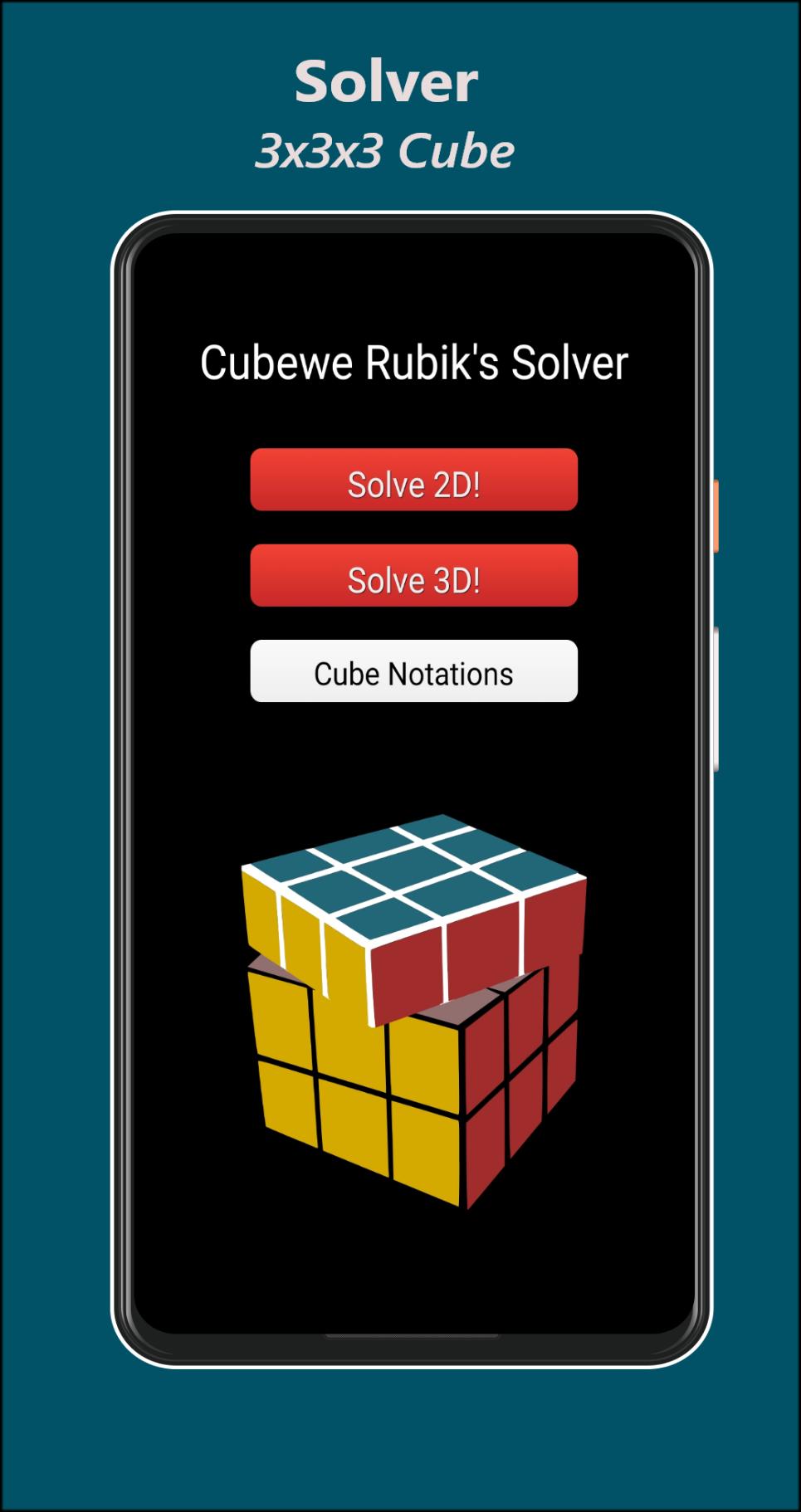Cubewe - Rubik's Cube Solver for Beginners 3X3 APK pour Android Télécharger