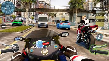 Highway Bike Riding Simulator 海報