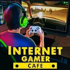 Simulador cibercafé de jugador icono