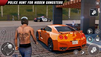 Gangster Game City Crime Mafia Affiche