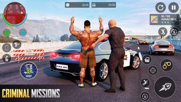 Police Driving Games Car Chase Affiche
