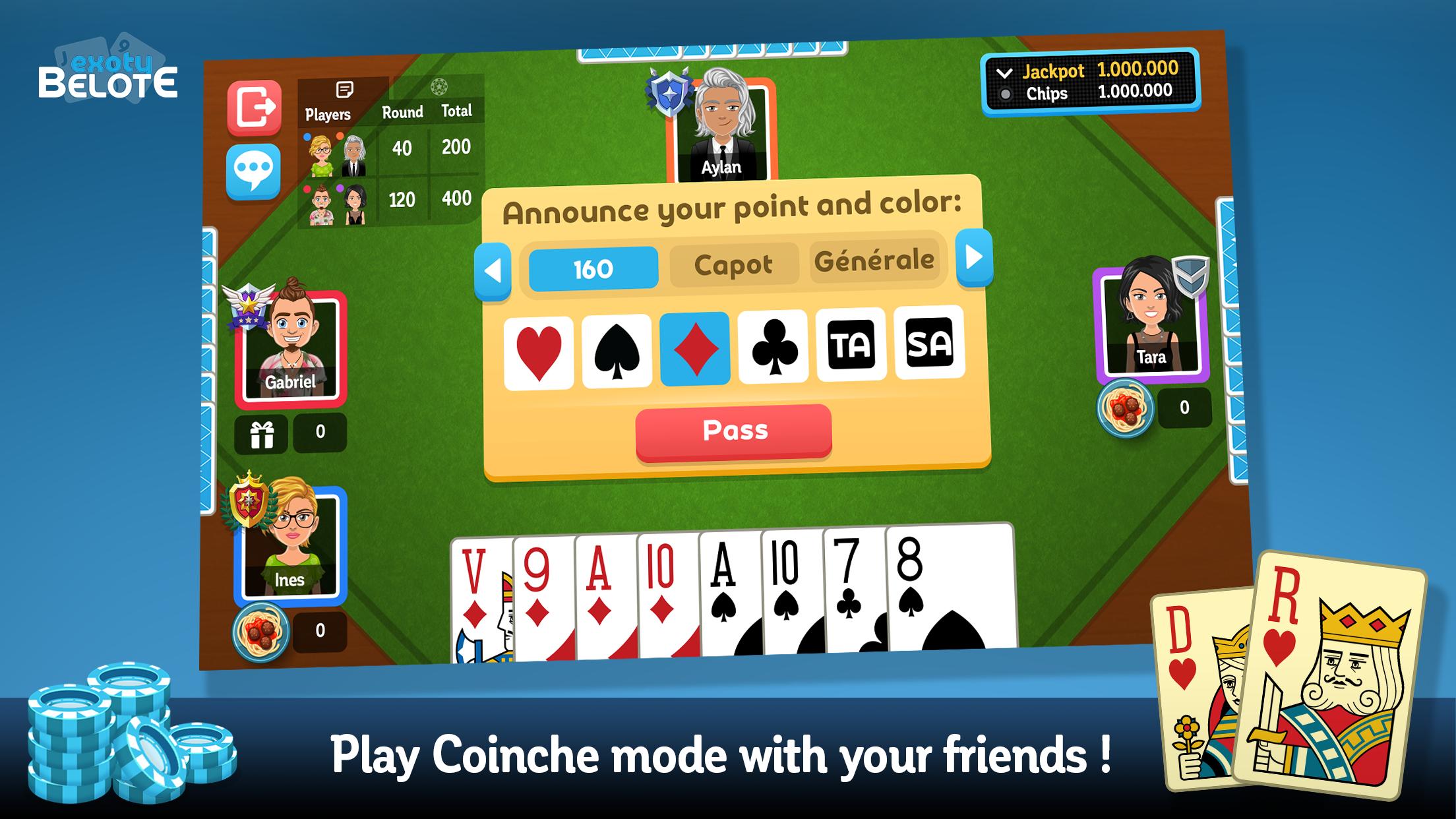 Multiplayer Belote &amp; Coinche for Android - APK Download