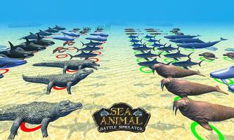 바다 동물의 왕국 전투 : 전쟁 시뮬레이터 스크린샷 3
