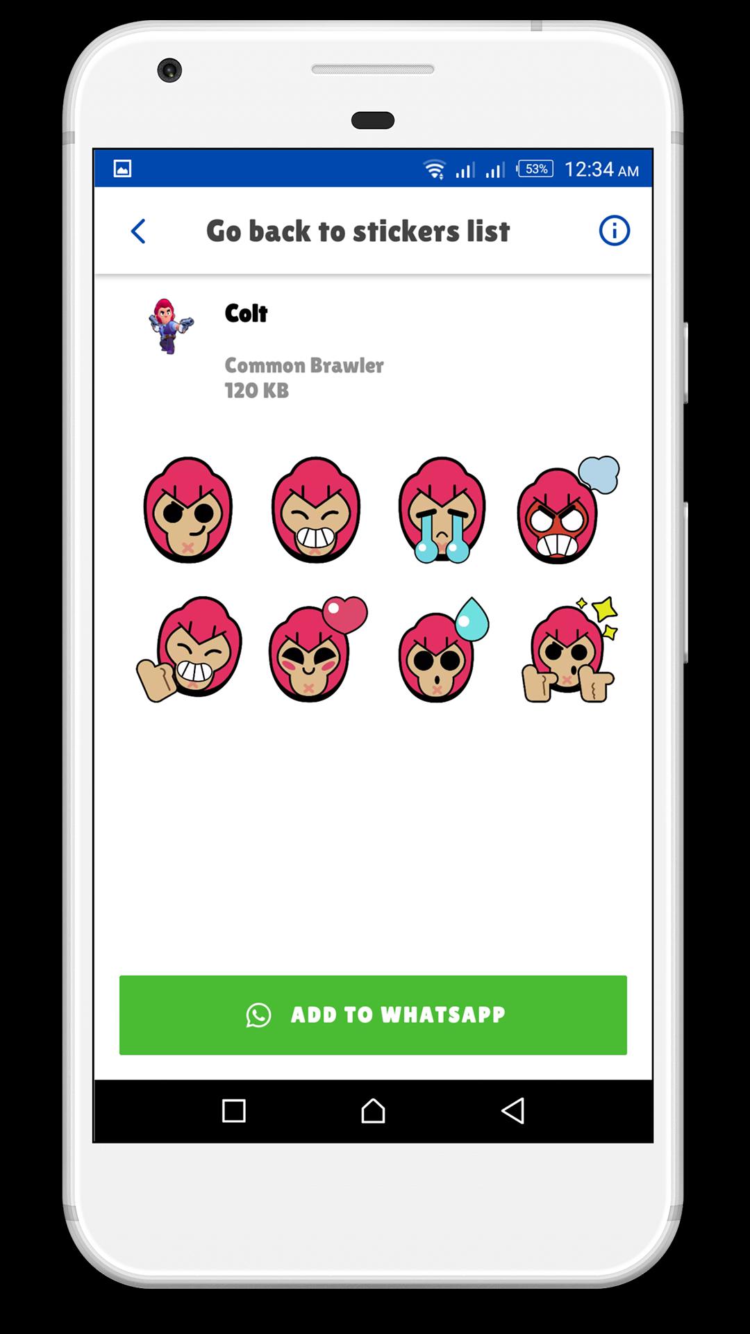 Stickers For Brawl Stars Wastickerapps For Android Apk Download - brawl stars white icon