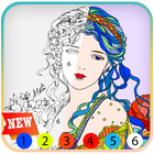 Free Pixel Art Coloring book: Color by Number icon