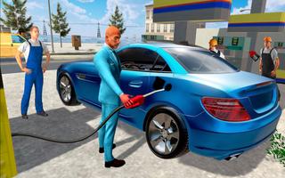 Modern Car Wash: Gas Station Car Parking Game captura de pantalla 1