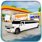 Limousine Driving Car Wash أيقونة