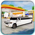 Limousine Driving Car Wash icon