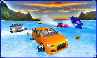 Water Surfing Car Racing 3D screenshot 2