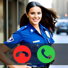 Fake Incoming Call from Police icône