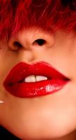 Lèvres rouges pour les photos capture d'écran 1