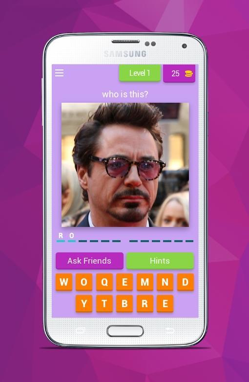 Guess Hollywood Actors American actors puzzles Android Download
