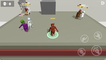 Noodleman Gang Fight:Fun .io Games of Beasts Party captura de pantalla 1