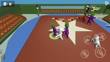 Noodleman Gang Fight:Fun .io Games of Beasts Party imagem de tela 2