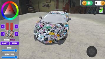 True Lamborghini Car City Simulator Affiche