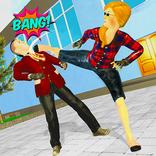 Gangster Bully Guys Fighting at High School