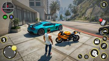 Open World Gangster City Game постер