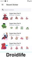 برنامه‌نما Stiker Super Hero (Wasticker) عکس از صفحه