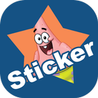 Stiker Patrick & Fren WAstiker-icoon