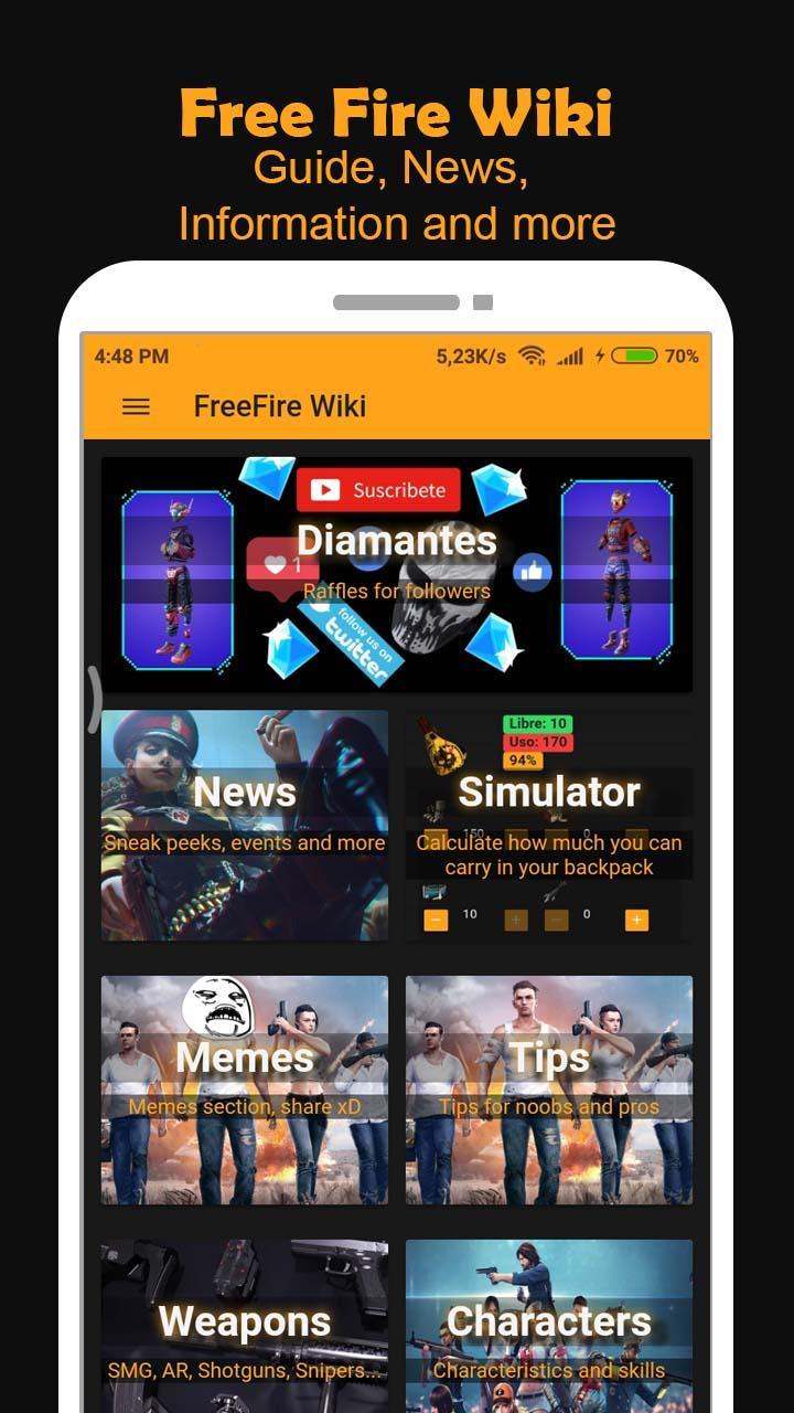 Free Fire Wiki For Android Apk Download - tip para roblox 2 apk gratis descargar wiki