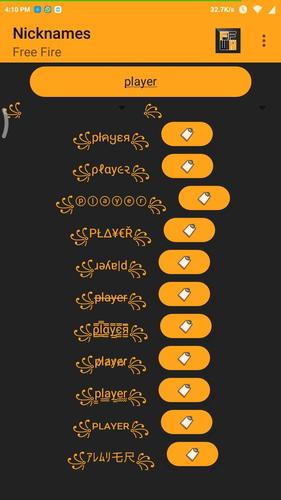 Nicknames for Free Fire for Android - APK Download