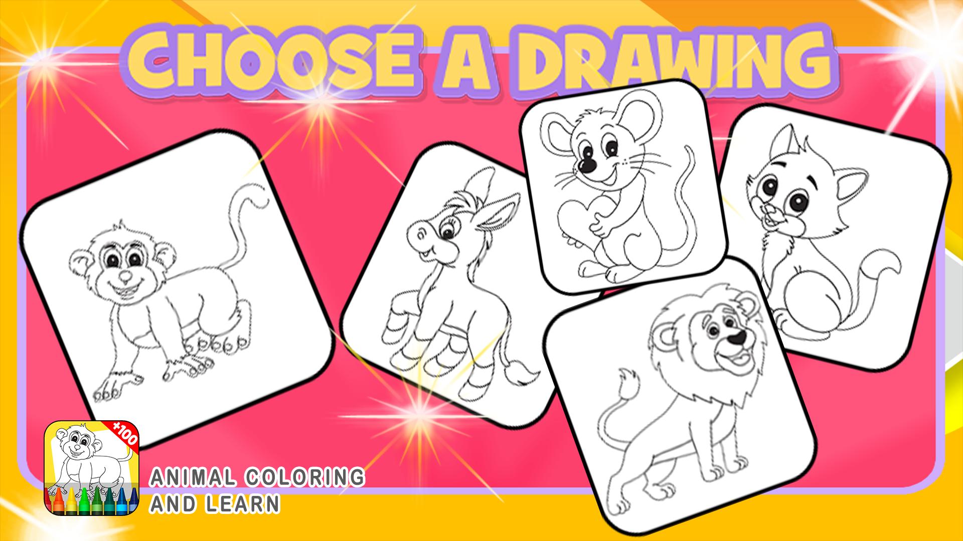 Download 100 Animal Coloring Book For Android Apk Download