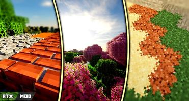 RTX Shaders Mod for Minecraft الملصق