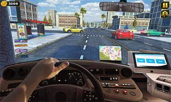 City Coach Bus Driving Simulator تصوير الشاشة 2