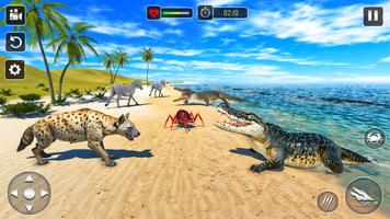 Wild Crocodile Sim Animal Game скриншот 2