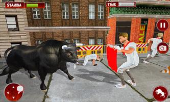 Angry Bull: City Attack Sim скриншот 2