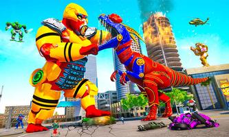 Gorilla Robot City Attack Game скриншот 1