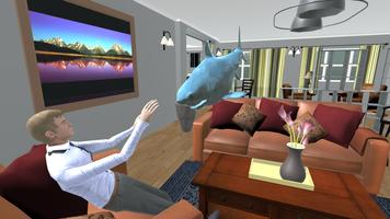 Flying RC Shark Simulator Game постер