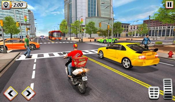 Pizza Delivery Boy Driving Simulator : Bike Games screenshot 10