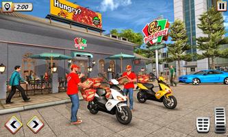 Pizza Delivery Boy Bike Games स्क्रीनशॉट 3