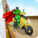 Aksi Skuter Sepeda Superhero APK
