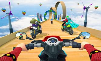 Superhero Bike Scooter Stunts screenshot 1