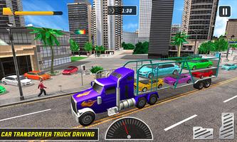 Euro Truck Driver Car Transporter Truck Simulator screenshot 1