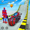 Speed Hero Robot Ramp Bike Transform Robot Games