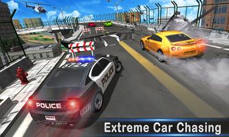 Police Car Chase Affiche