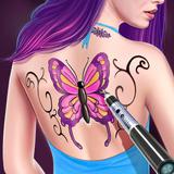 Inkt tatoeage tekening spel