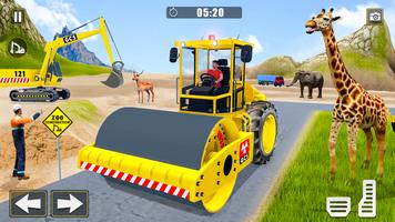 Animal Zoo Construction Games постер