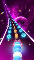 Dancing Snake: Colorful Balls پوسٹر