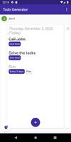 Todo generator - task scheduler تصوير الشاشة 1