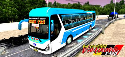 Bus Simulator Vietnam Mod โปสเตอร์