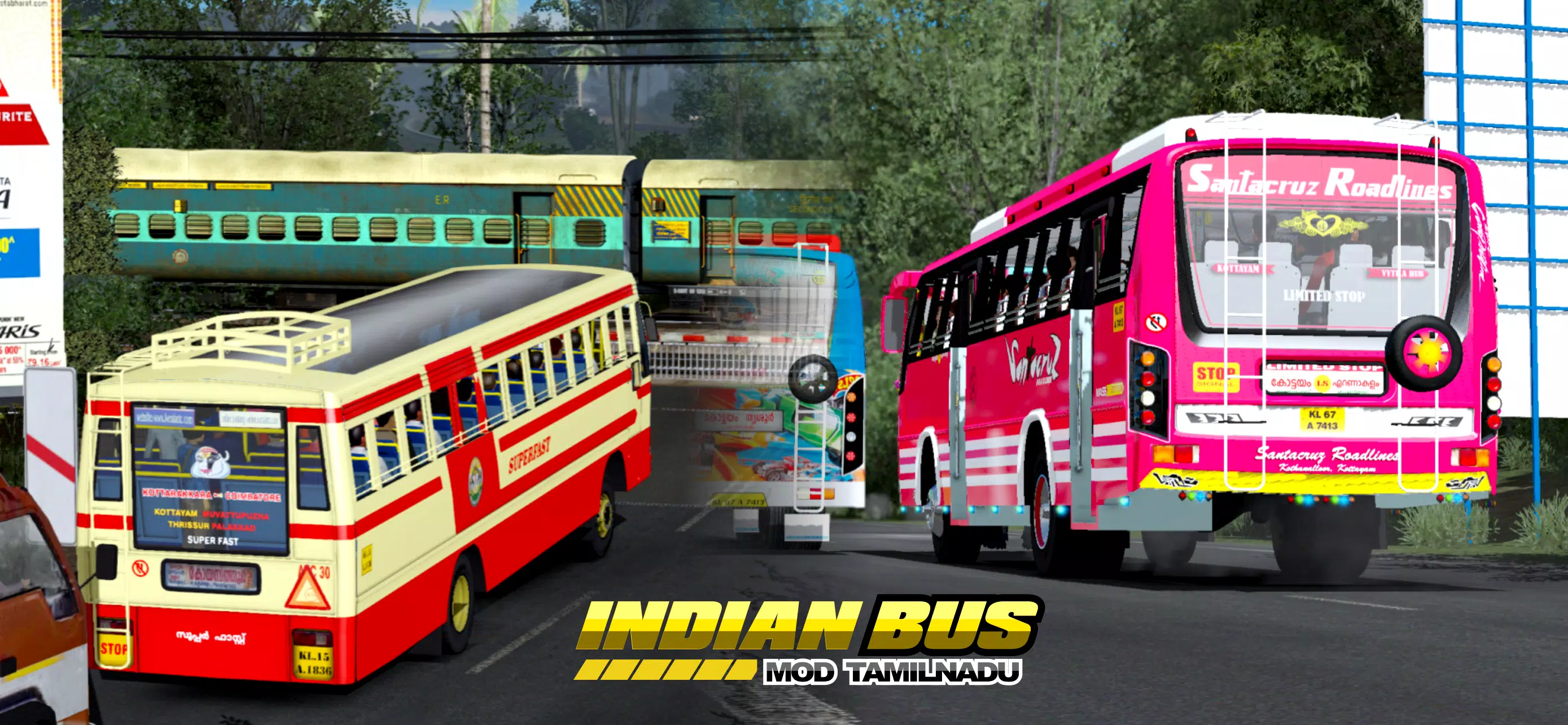 APSRTC Ashok Leyland Bus Driving - Bus Simulator Indonesia - Android  Gameplay 